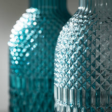 Load image into Gallery viewer, Turquoise Faceted Bottle Vases
