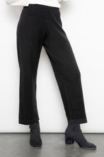 Load image into Gallery viewer, Black Thermal Knit Ankle Pant
