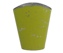 Load image into Gallery viewer, Distressed Metal Oval Wall Bucket
