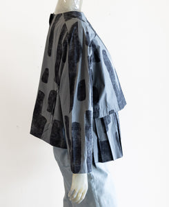 Mathildur Graphic Pleat Jacket