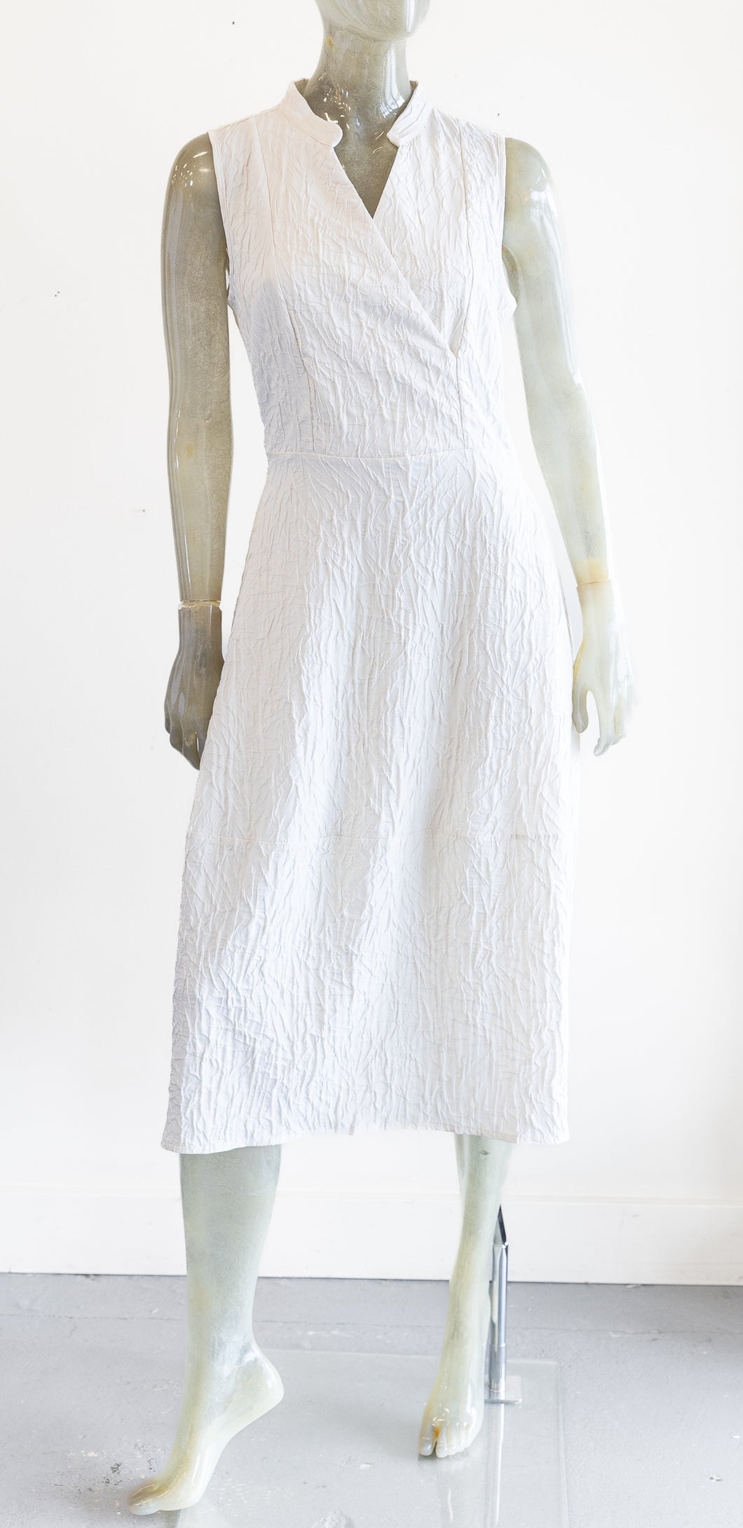 Luukaa Embossed Cotton Dress