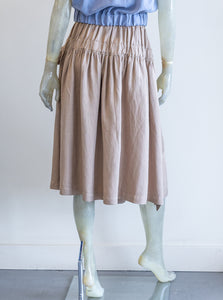 Bitte Pleat Camel Skirt