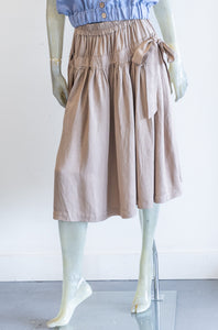 Bitte Pleat Camel Skirt