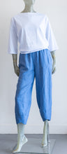 Load image into Gallery viewer, Yuvita Lapis Blue Linen Pants

