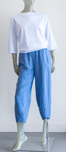Yuvita Lapis Blue Linen Pants