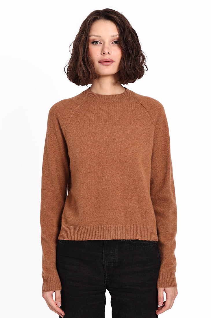 Minnie Rose Cashmere Crew Neck Sweater