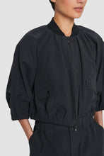 Load image into Gallery viewer, Cropped Cotton Bomber Jacket

