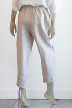 Load image into Gallery viewer, Yuvita Oatmeal Tapered Linen Pant
