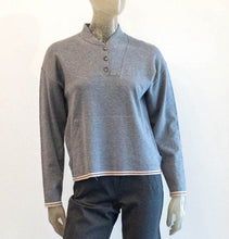Load image into Gallery viewer, Polo Sweater Light Gray
