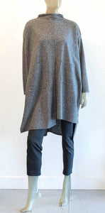 Kedzioreck Tunic Dress Textured Gray