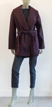 Load image into Gallery viewer, Shawl Collar Coat Deep Wine
