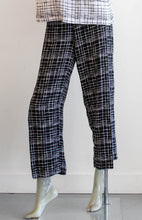 Load image into Gallery viewer, Liv Black Windowpane Ankle Pant
