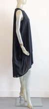 Load image into Gallery viewer, Moyuru Black Chiffon Hem Dress
