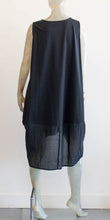 Load image into Gallery viewer, Moyuru Black Chiffon Hem Dress
