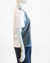 Load image into Gallery viewer, Purple Maroon Tulle Print Short Sleeve Tee
