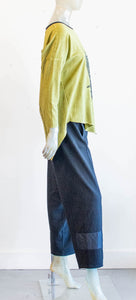 Luukaa Green Graphic Tee Blouse