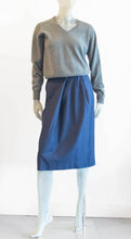 Load image into Gallery viewer, Bommer Draped Wool Midi Skirt
