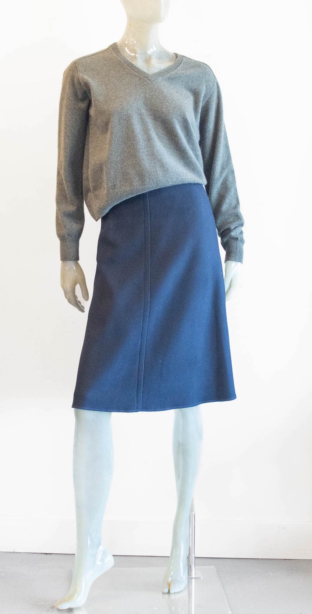 Bommer A Line Wool Skirt