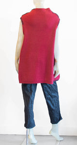 Moyuru Red Wool Vest