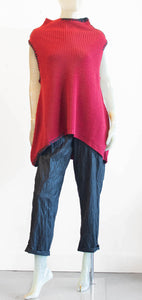 Moyuru Red Wool Vest
