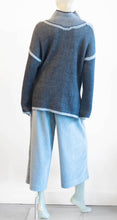 Load image into Gallery viewer, Ozai Gray/Mint Mock Neck Sweater

