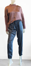 Load image into Gallery viewer, Black Satin Jogger Pant
