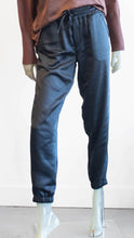 Load image into Gallery viewer, Black Satin Jogger Pant
