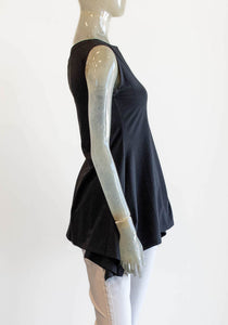 Matthildur Black Sleeveless Tee