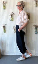 Load image into Gallery viewer, Soft Pink Shirred Yoke Blouse
