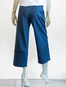 Liv Ankle Length French Terry Indigo Blue