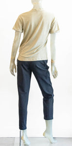 Summum V Neck Linen Tee