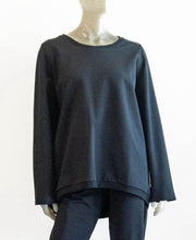 Load image into Gallery viewer, Henriette Steffensen Long Black Sweatshirt
