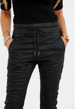 Load image into Gallery viewer, Bevy Flog Black Drawstring Pants
