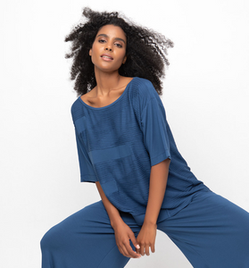 Ozai Horizontal Seamed Blouse