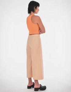 Paper Label Organic Cotton Poplin Culotte Pants