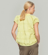 Load image into Gallery viewer, Lemongrass Cotton Poplin Pleated Jacket
