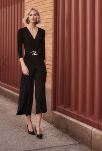 Ribkoff Black Wrap Jumpsuit