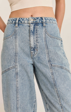 Load image into Gallery viewer, Unpublished Seamed Barrel Jeans
