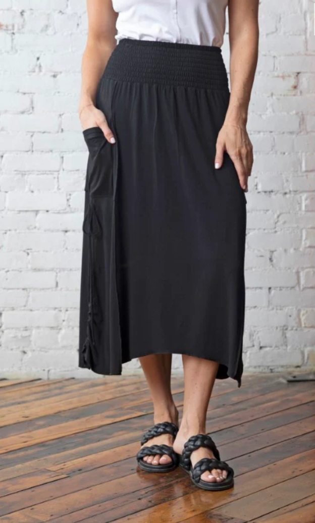 Olivia Black Knit Skirt