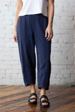 Load image into Gallery viewer, Olivia Navy Blue Lantern Pant
