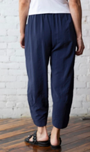 Load image into Gallery viewer, Olivia Navy Blue Lantern Pant
