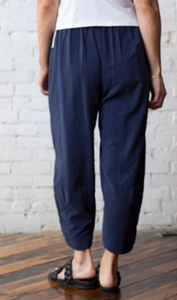Olivia Navy Blue Lantern Pant