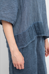 Ozai Linen Boxy Blouse