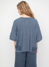 Load image into Gallery viewer, Ozai Linen Boxy Blouse
