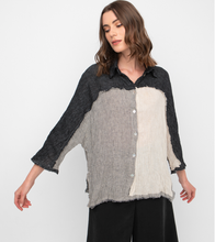 Load image into Gallery viewer, Ozai Crinkle Button Up Blouse
