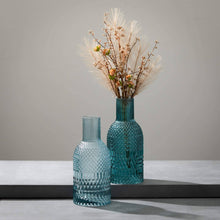 Load image into Gallery viewer, Turquoise Faceted Bottle Vases
