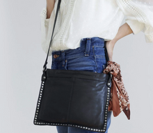 Load image into Gallery viewer, Latico Stud Crossbody Gray
