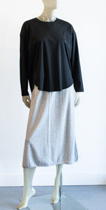 CT Plage Long Sleeve Black Tee
