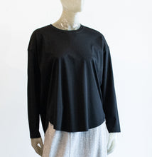 Load image into Gallery viewer, CT Plage Long Sleeve Black Tee
