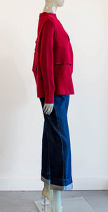 Moyuru Red Wool Sweater